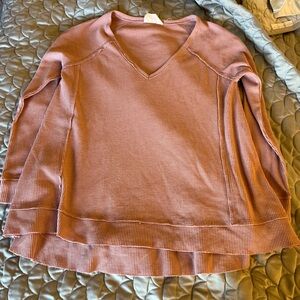 HYPED UNICORN Oversize Sweater Womens Sz Medium Boutique Designer Pink